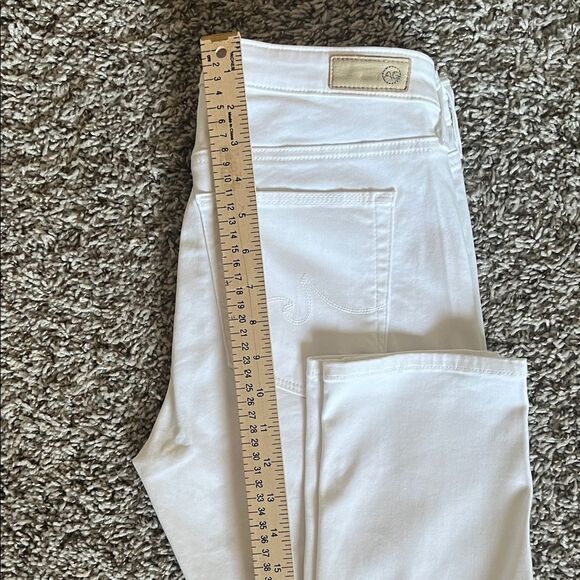 AG Adriano Goldschmied Prima Crop Cigarette Crop om Pearl White in SIze 28 - Picture 13 of 16